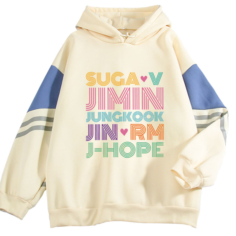 JIMIN JUNG KOOK J-HOPE ジン SUGA V RM パーカースウェット男性/女性のファッション Kpop パーカー JIMIN 服