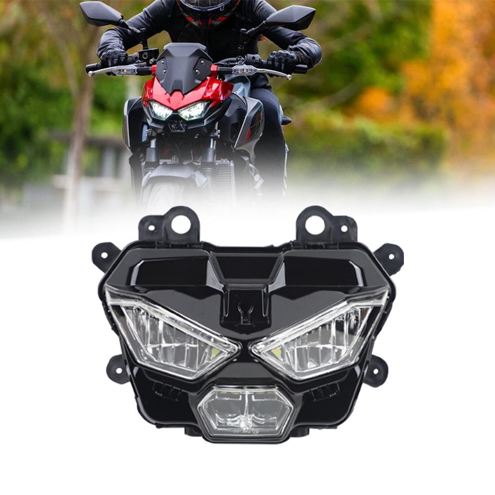 オートバイ LED ヘッドライト ハイ/ロービーム DRL カワサキ Z500 2024 2025用