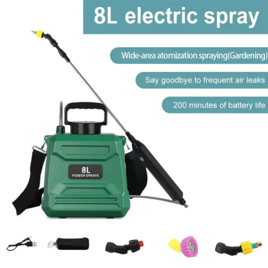 電動噴霧器家庭用ポータブル農業噴霧器高圧農薬噴霧器庭の水やりフラワーミストマシン