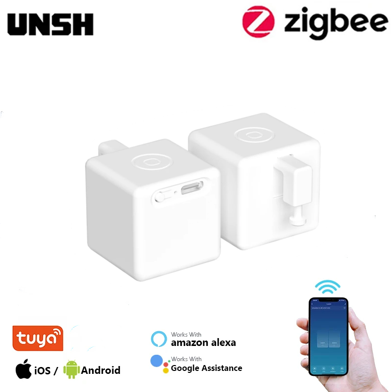 1/3 個 Tuya Zigbee スマート Tpye-C 充電式タッチフィンガーボットプラスロボットボタンプッシャーアームスイッチサポート Alexa Google ホームアリス