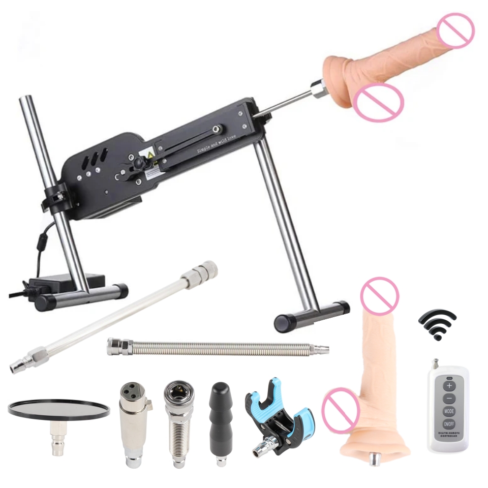 ディルド - 自動オナニーセックスマシンワイヤレスコントロールラブマシンディルド Vac-u-Lock アクセサリー付き FREDORCH Sex Machine