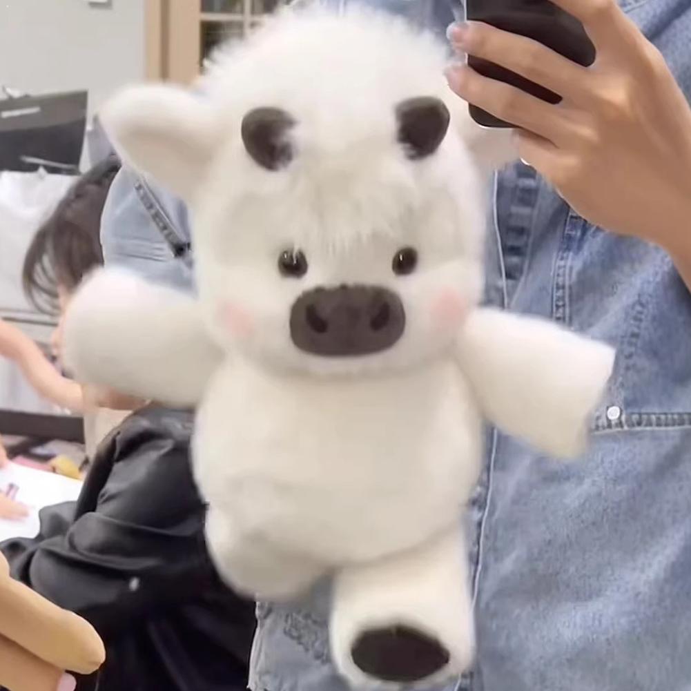 ソフト子牛豚ぬいぐるみ動物ぬいぐるみかわいいアニメーションぬいぐるみ枕クリエイティブランニング豚ぬいぐるみギフト 17.7 インチ