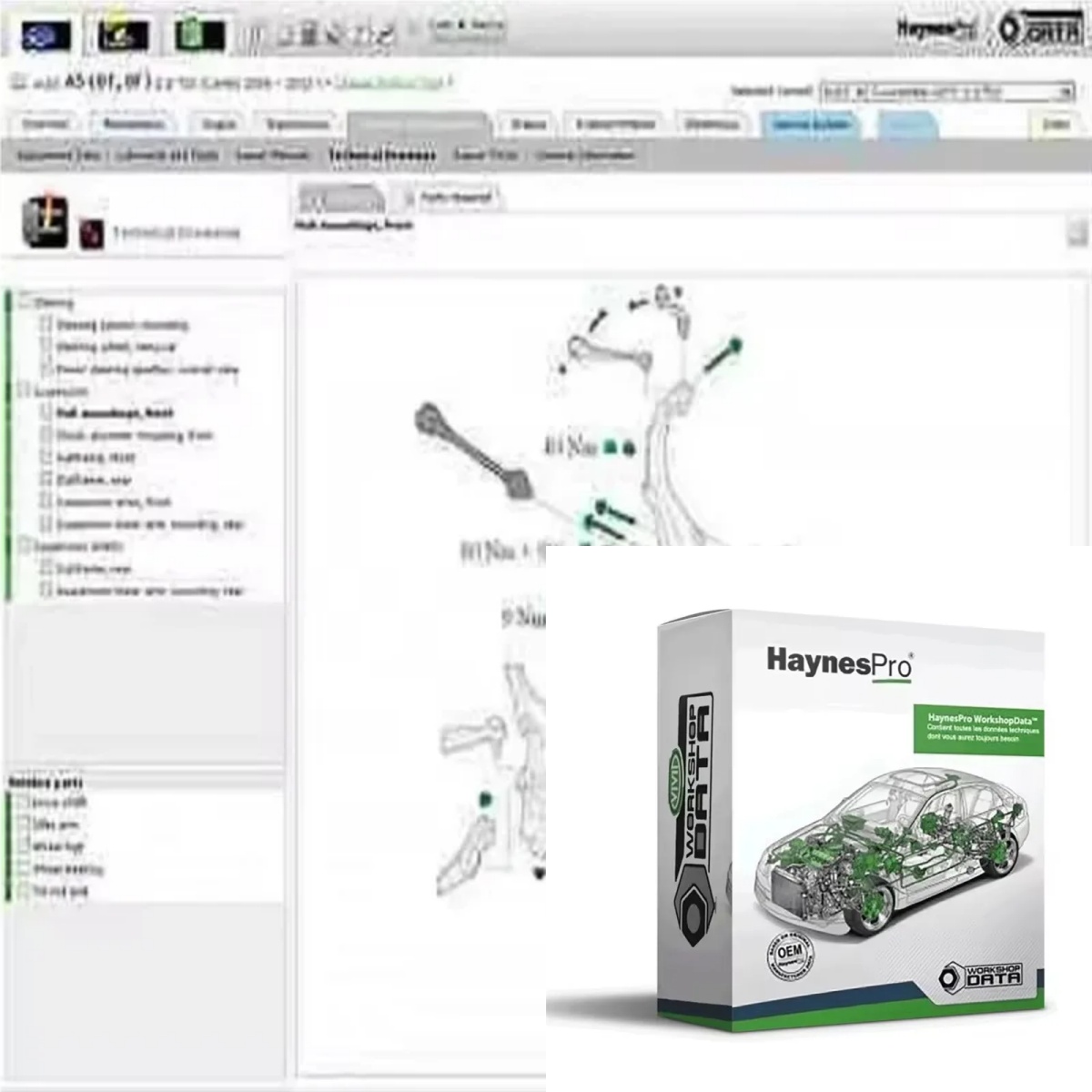 HAYNES PRO 2015 最新バージョン Vivid 2015.1 (Atris-Technik) in HDD Automotive Workshop DATA 自動車修理ソフトウェア 車の修理