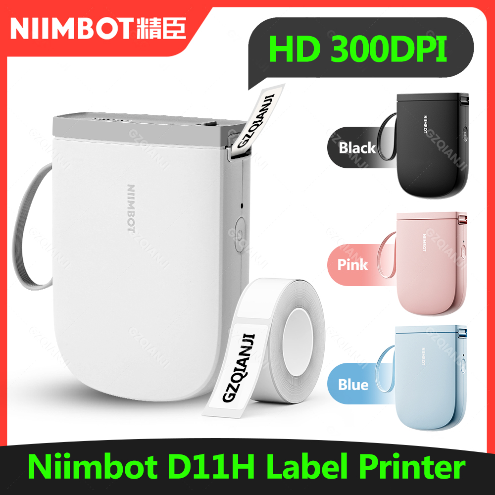 D11H 300DPI NIIMBOT ラベルプリンターミニポータブル Bluetooth ワイヤレスラベルメーカー名札キッチンステッカー印刷メーカー D11 D110