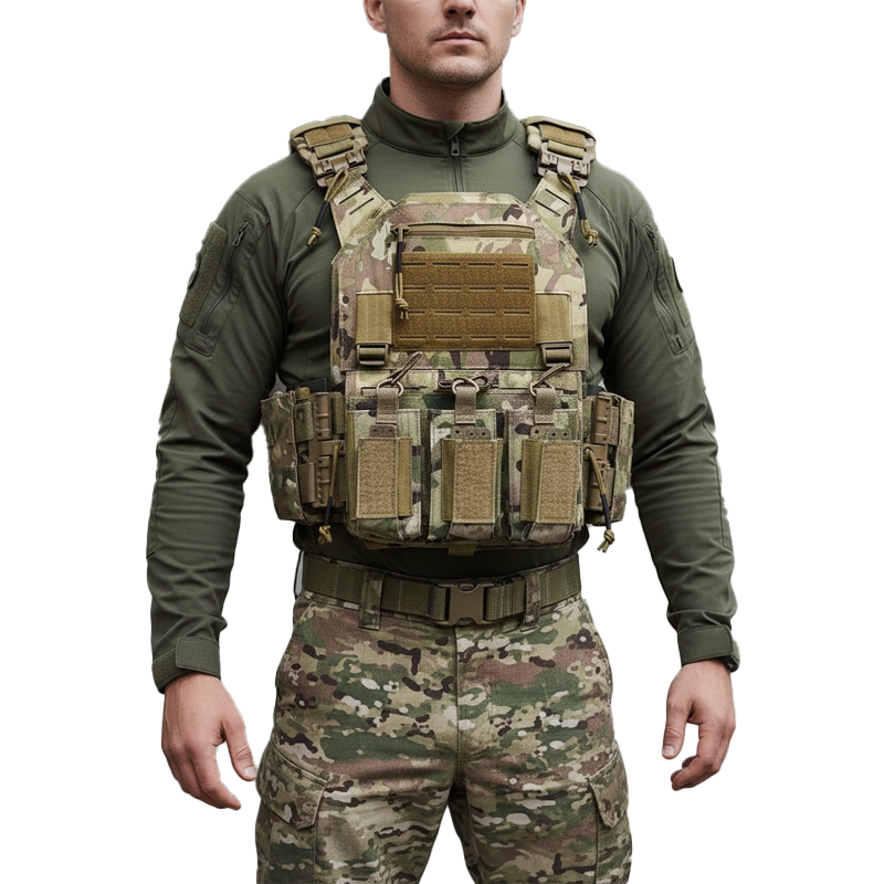 1000d ナイロン Chaleco タクティコ ベスト レンジャー グリーン タクティカル ギア 25x30cm プレート キャリア モール タクティカル ベスト 屋外狩猟用