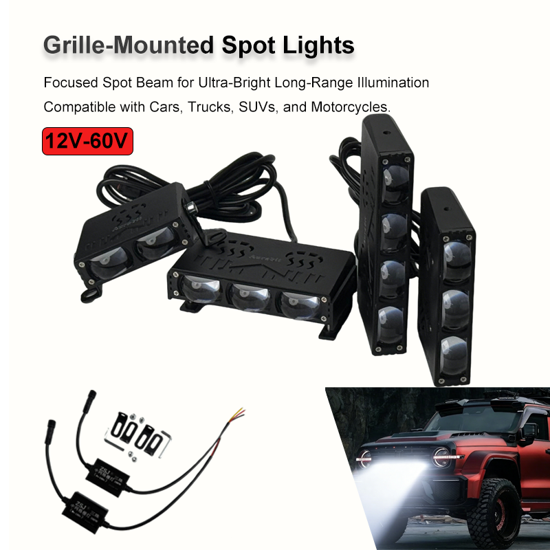 4/5 インチ自動ワークライトエクスプローラーオートバイ LED バースポット洪水霧超明るいランプ 12V 60V オフロード車ボートトラック 4x4