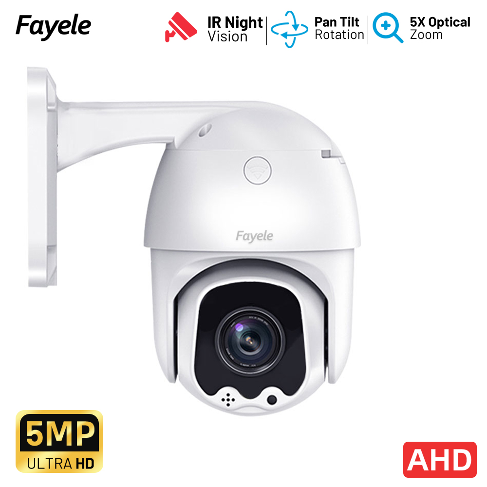 AHD 2MP 5MP ミニ PTZ カメラパンチルト 5X ズーム TVI CVI CVBS 4in1 UTC 同軸 RS485 PTZ 制御 IP66 屋外アナログセキュリティカメラ