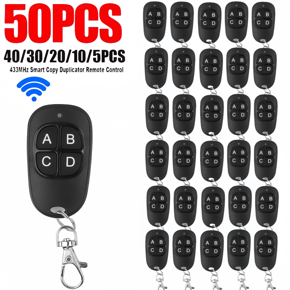 433 Mhz RF コピーリモートコントロールキー 433.92mhz 4CH トランスミッター複製クローニングコード車のキー Fob 電動ガレージドアオープナー
