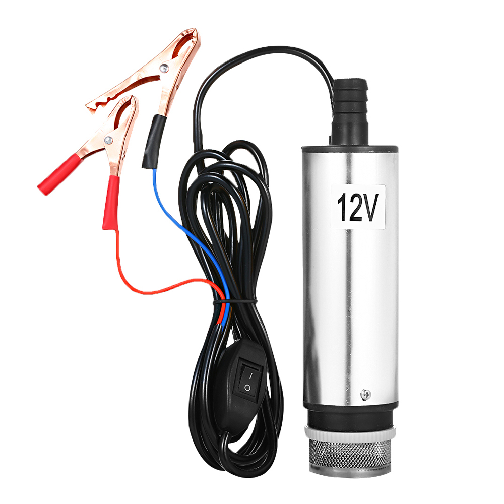 DC 12V/24V 水中ポンプ 油水ポンピング用 51mm 水油燃料移送ポンプ フィルタースクリーン給油ポンプ