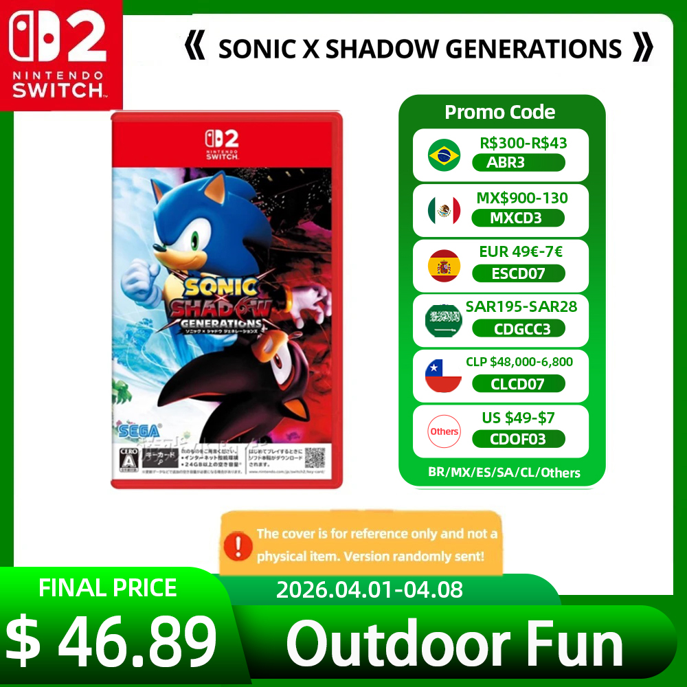 SONIC X SHADOW GENERATIONS Nintendo Switch 2 ゲームセール Nintendo Switch 2 用 100% オリジナル物理ゲームカード