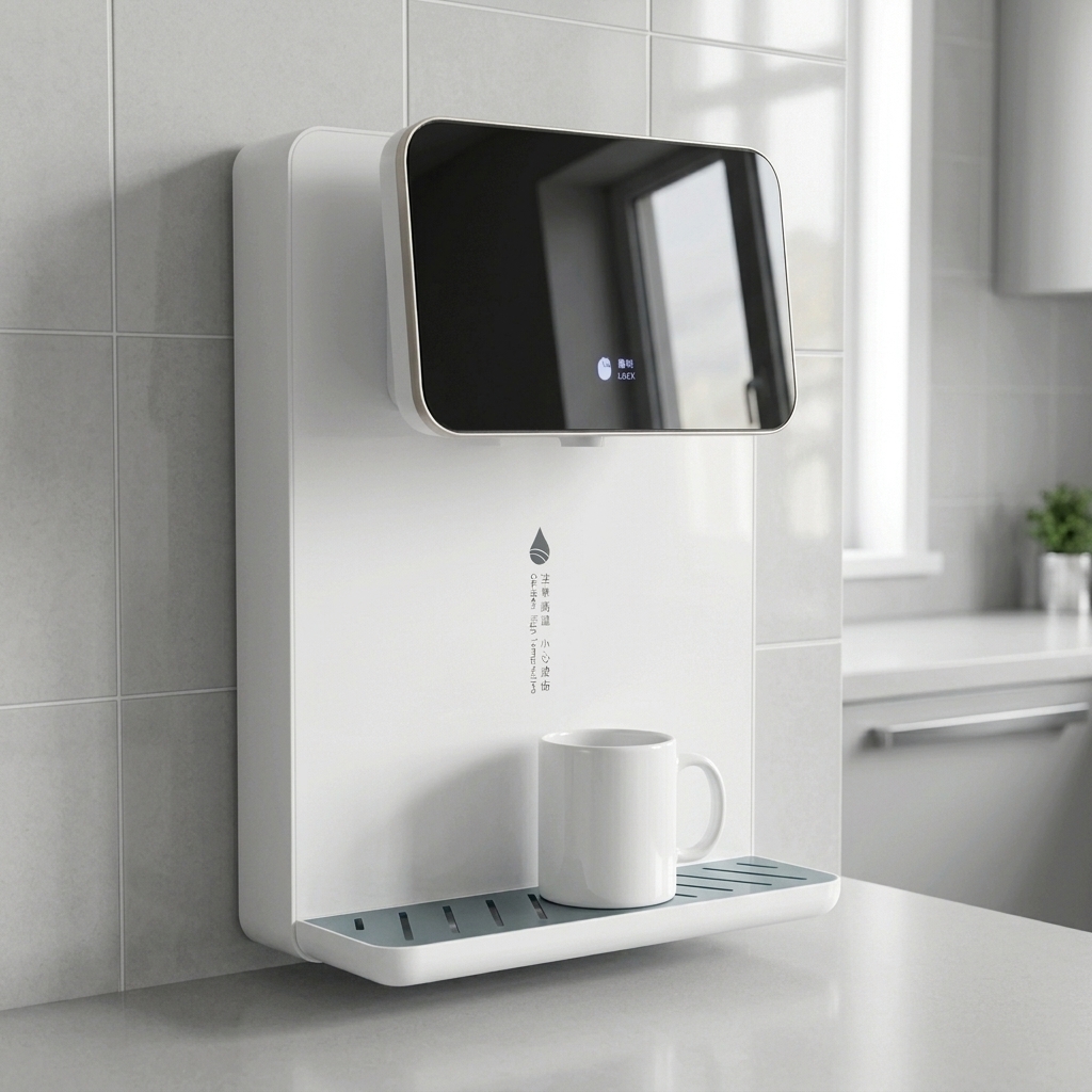 電気温冷水ディスペンサー壁掛けスマート瞬間加熱省エネ商業家庭用ブラック/ホワイト