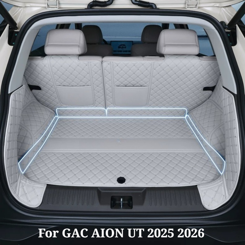 GAC アイオン UT 2025 2026 車のトランクマットリアトランクライナー貨物革フロアカーペットトレイプロテクターアクセサリーマット