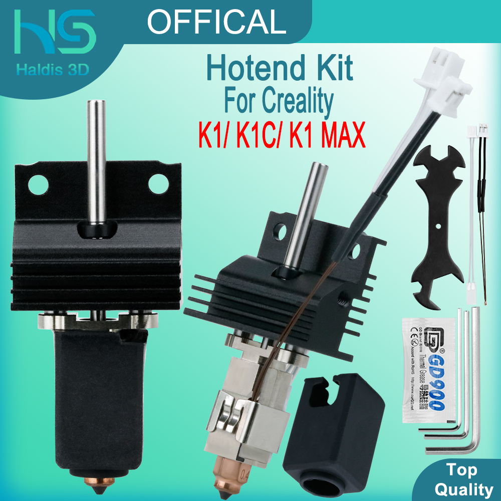 アップグレードホットエンドキット Creality K1 K1C K1 最大クイックスワップノズルセラミック加熱ブロックサーミスターホットエンドキット 3D プリンタ部品