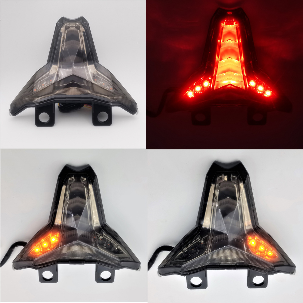 LED テールライト統合ブレーキストップターンシグナルライトカワサキ 2018-2023 ZX-6R/2014-2023 Z1000 忍者 ZX-10R 忍者 ZX-10RR