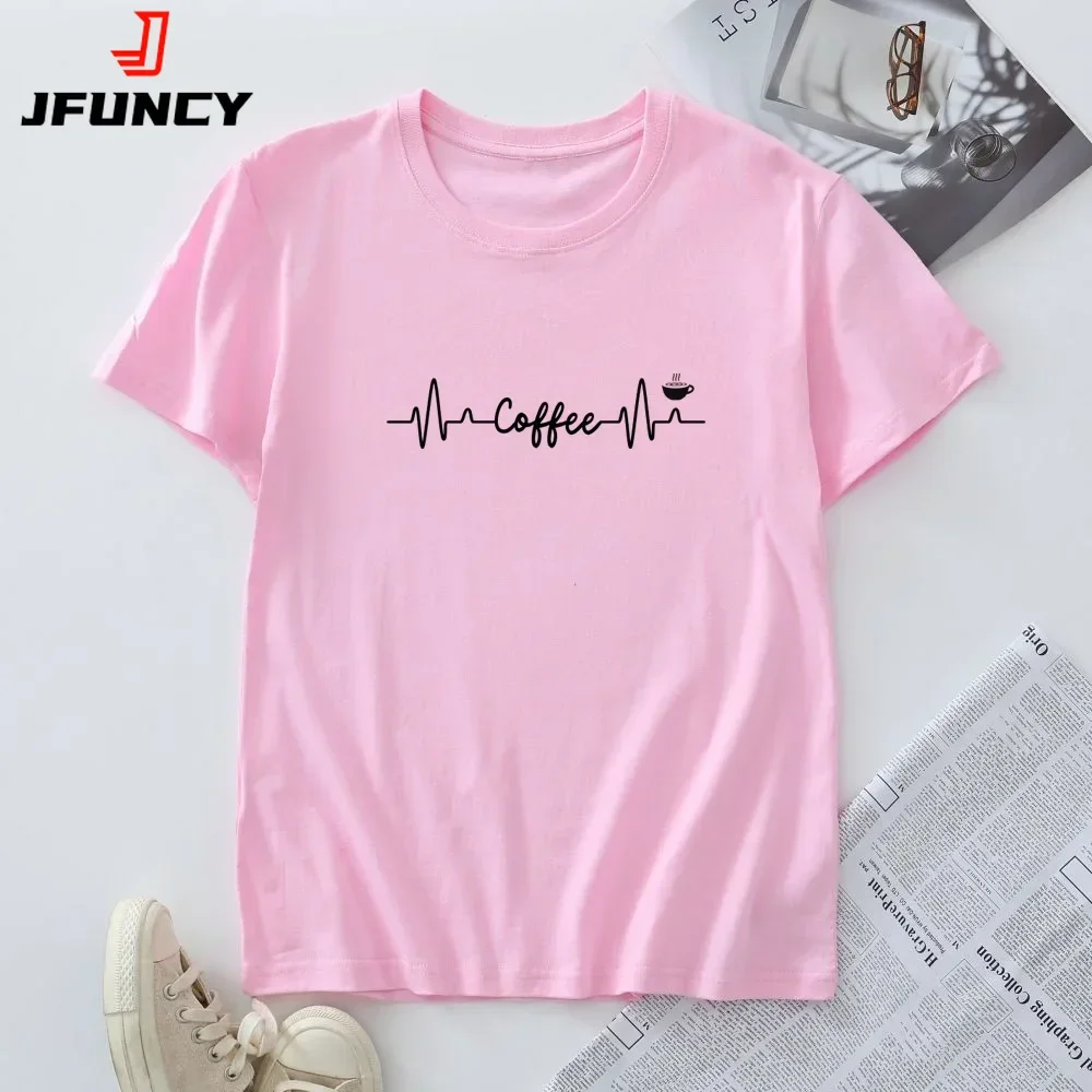 プラスサイズの女性の Tシャツ夏の女性の Tシャツ半袖 Tシャツ綿 100% 女性のトップス服女性 Tシャツ