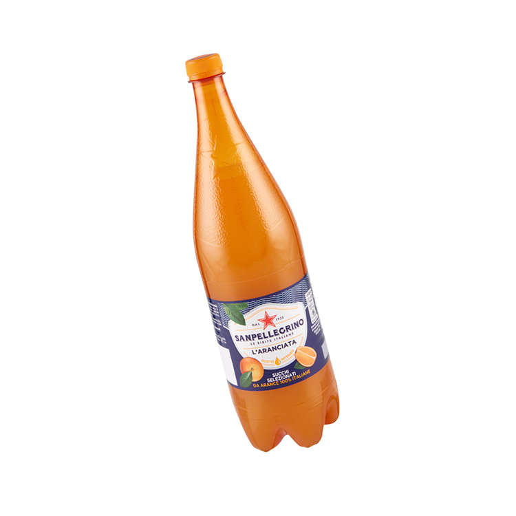 最高品質のサン ペレグリノ アランチアータ炭酸飲料 125CL ボトル入り、カスタム ラベル OEM/ODM (一括購入者向け) (IT)