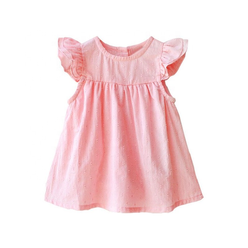 新生児女の子服ドレス夏ピンクプリンセス女の子服誕生日パーティーのための甘い女の子のドレス