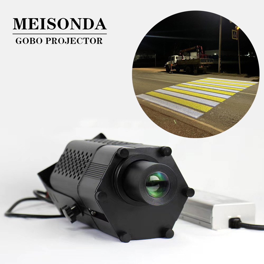 150W200W LED Ip65 ゴボプロジェクターライト屋外カスタマイズされたロゴ床投影ランプ回転 CE 認証ソース工場