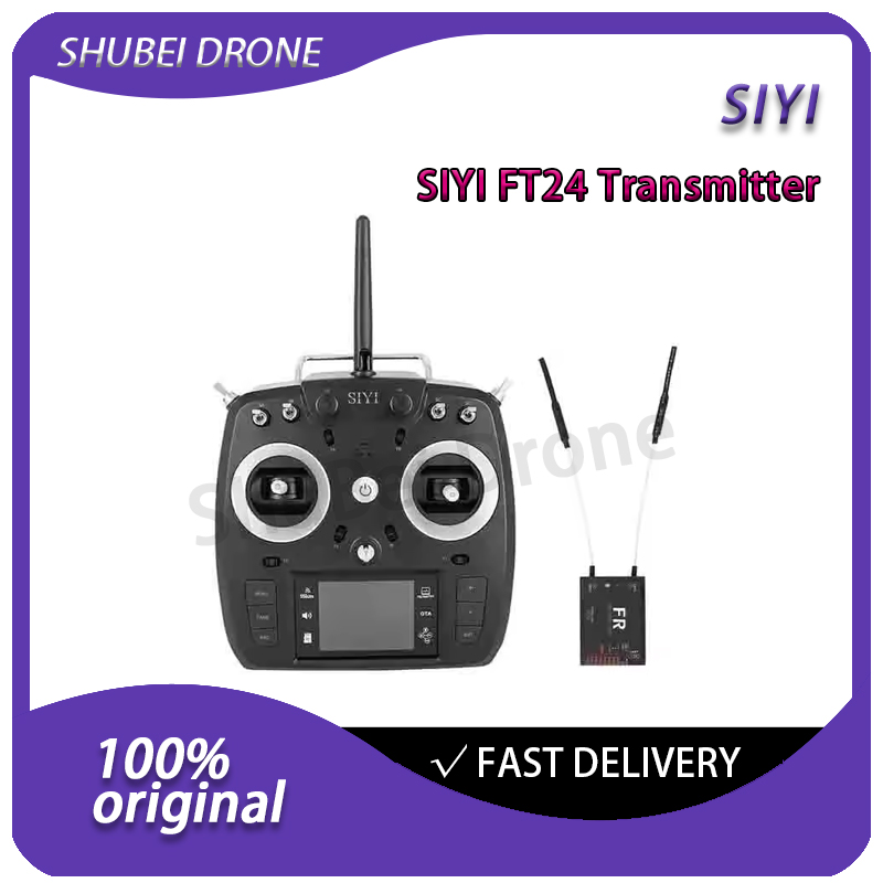 SIYI FT24 2.4GHz 16CH RC トランスミッター 15KM 長距離 FR レシーバーとの干渉防止 RF ミニレシーバー FPV ドローン RC モデル用
