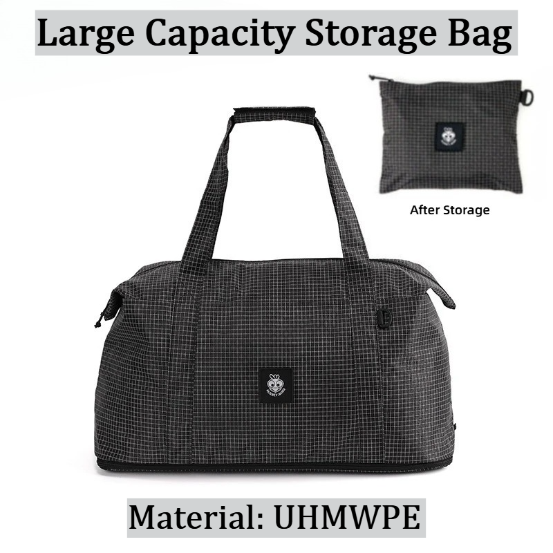 大容量拡張可能な UHMWPE トラベルバッグ防水折りたたみダッフルハンドバッグアウトドアキャンプスポーツ一晩の旅行旅行