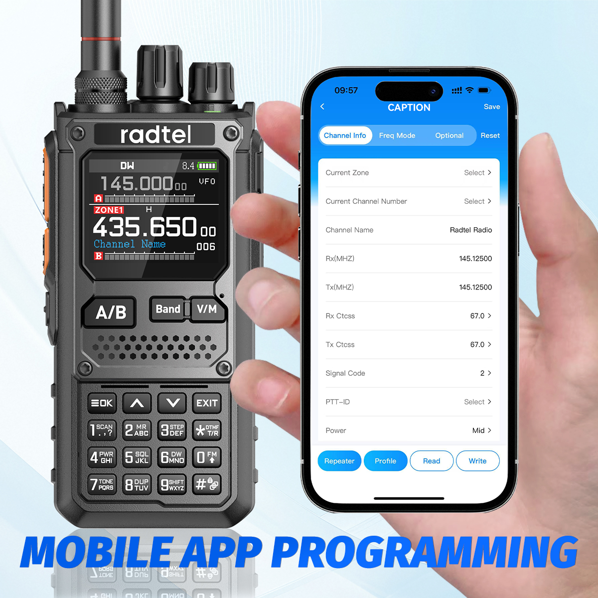 Radtel RT-920 10 ワットトランシーバー長距離 SW MW LW AM SSB CB 受信ワイヤレス Bluetooth 電話プログラミングアマチュア無線 HF NOAA