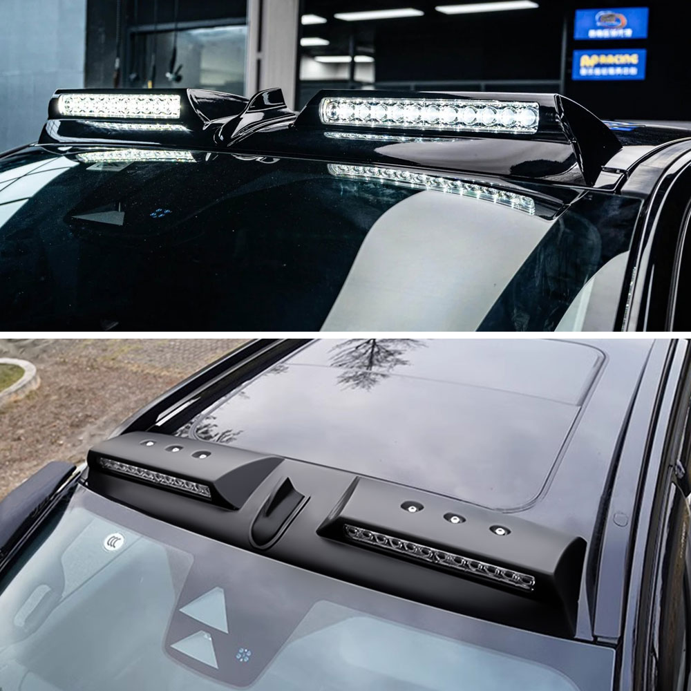 自動ルーフスポイラー Led ライトバーライト自動車の付属品フォードレンジャー T9 2023 車のトップルーフ Led バー Led ライトアクセサリー