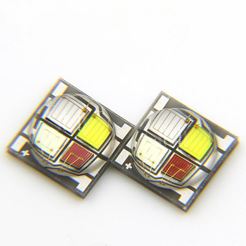 10 個 RGBW 5050 チップ 12 ワット LED SMD ハイパワービーズ懐中電灯/車/自転車ランプ/プロジェクトライト/ヘッドライトセラミック基板