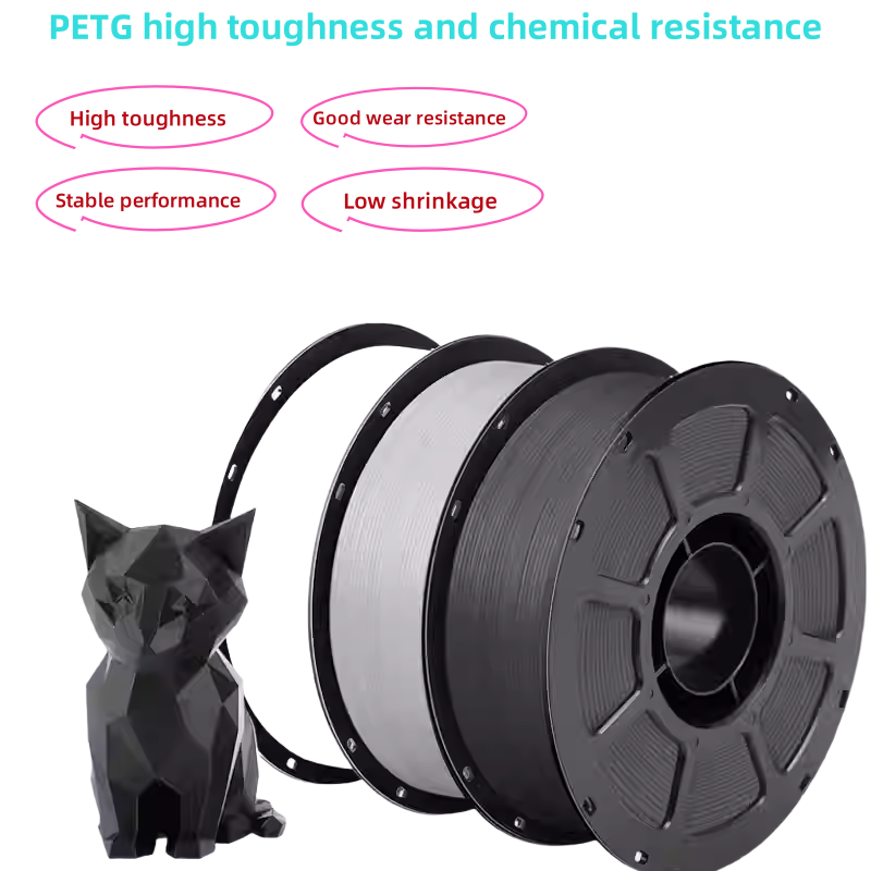 PETG 1.75 ミリメートル 1 キロ/2.2 ポンド 3D プリンタフィラメントプラスチックフィラメント消耗品 3D プリンタ用 PETG 材料 100% 気泡なしフィラメント