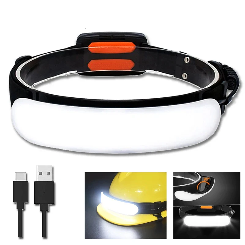 ポータブル 31LED 強力な光ヘッドランプ内蔵バッテリー USB 充電式防水懐中電灯広角キャンプ釣りランタン