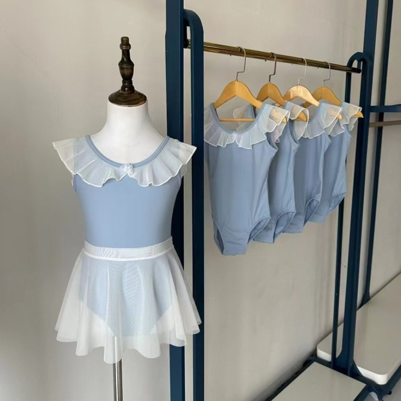 女の子ダンスウェアバレエレオタードパフォーマンス衣装体操ダンス練習制服バレエチュチュ衣装子供服