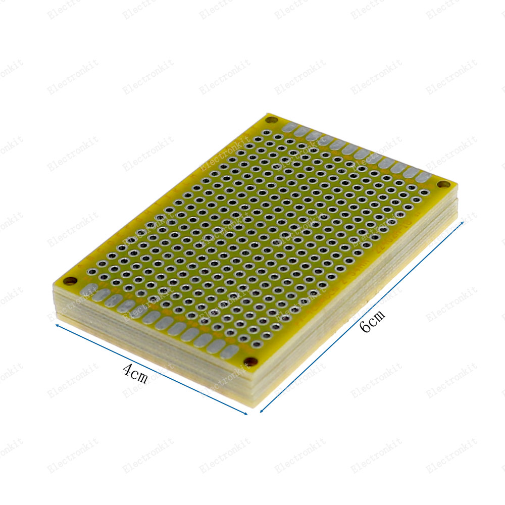 20 個 2X8 3X7 4X6 5X7 5 個 PCB プロトタイプボード回路 Protoboard ユニバーサルストリップボードプロトタイピング Veroboard 各ミックスイエロー
