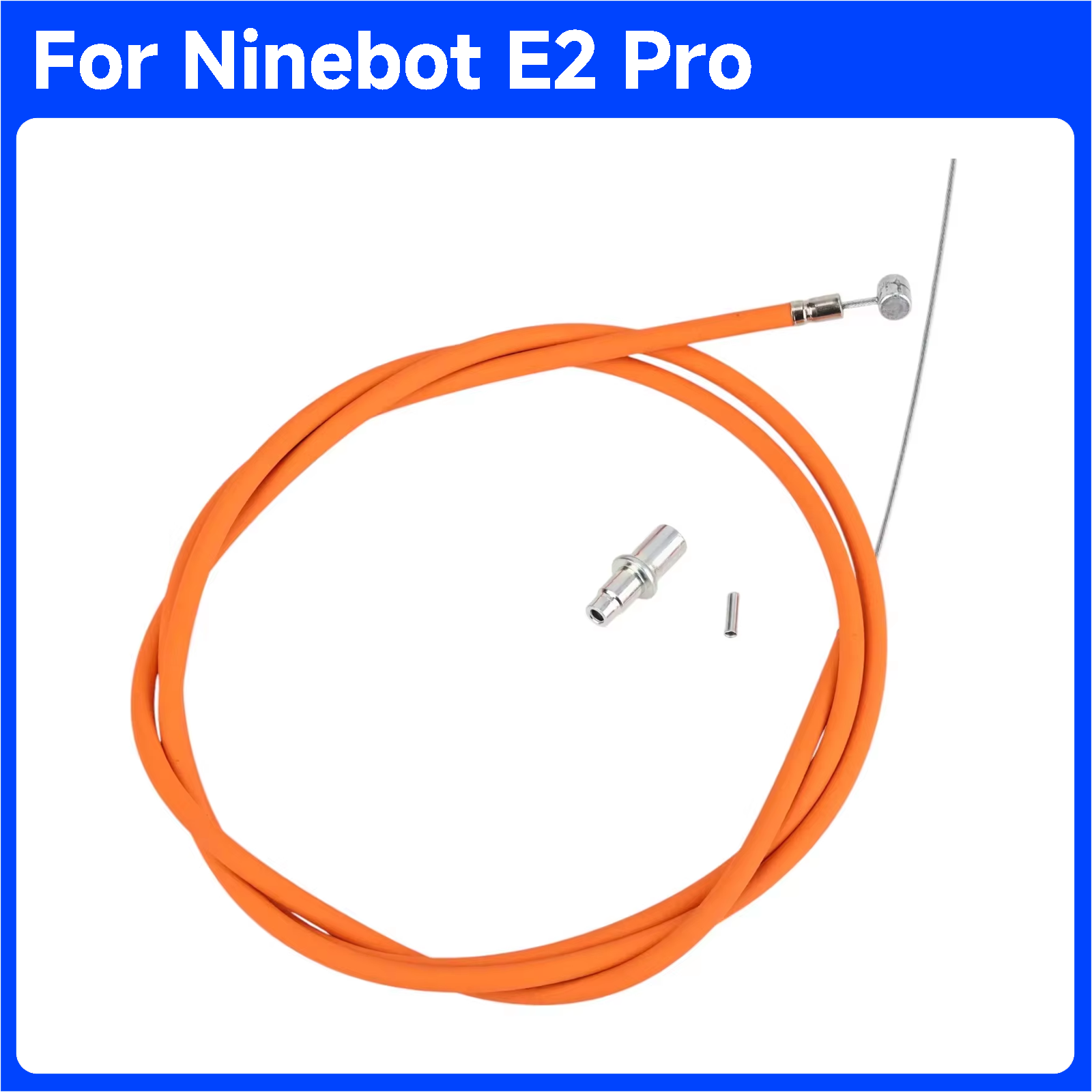 オリジナルブレーキケーブル Ninebot E2 プロ電動スクーター KickScooter ディスクブレーキワイヤーオレンジ部品