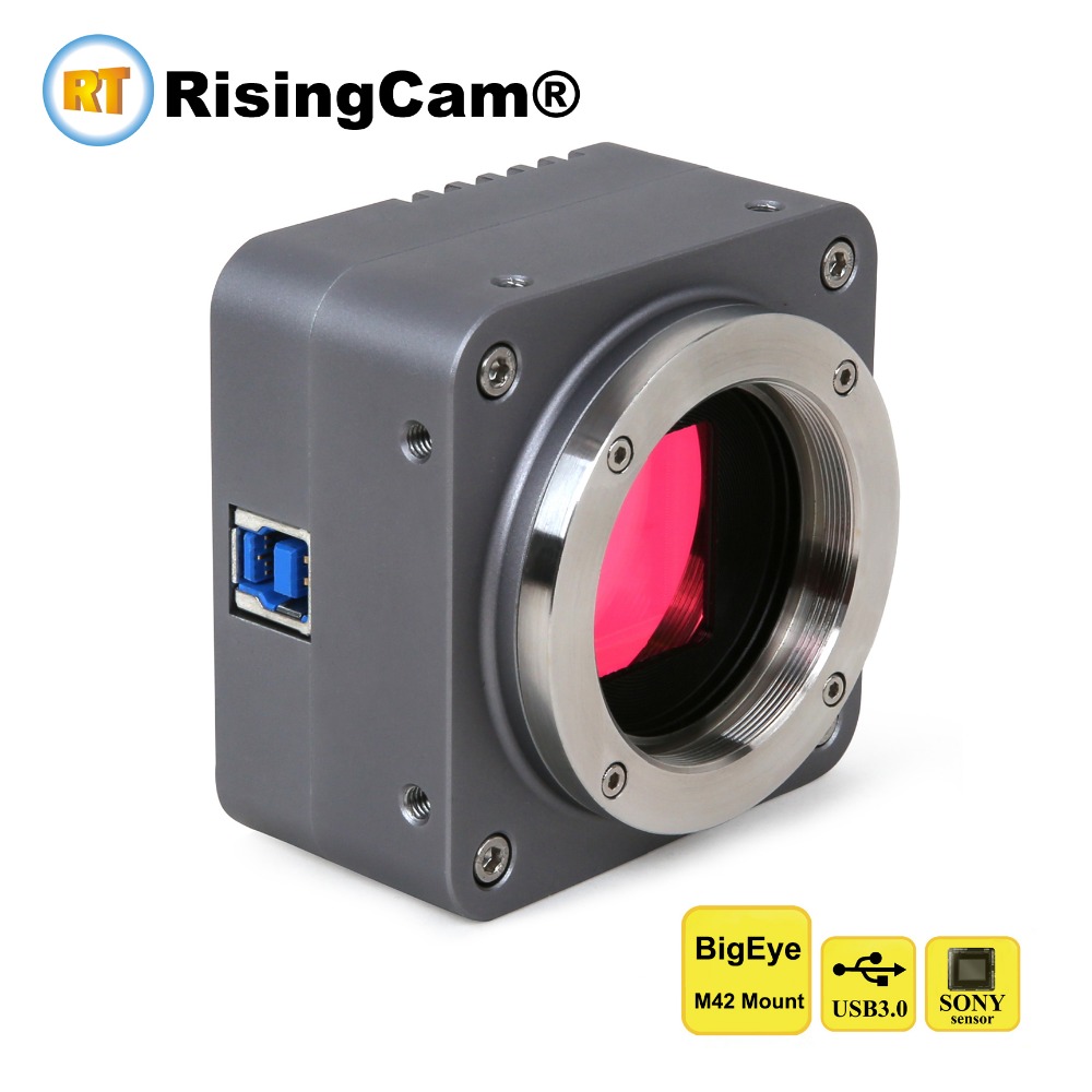 BigEYE USB3.0 10MP imx294 4/3インチ CMOSデジタル顕微鏡カメラ（M42およびCマウント付き、三眼生体顕微鏡用）