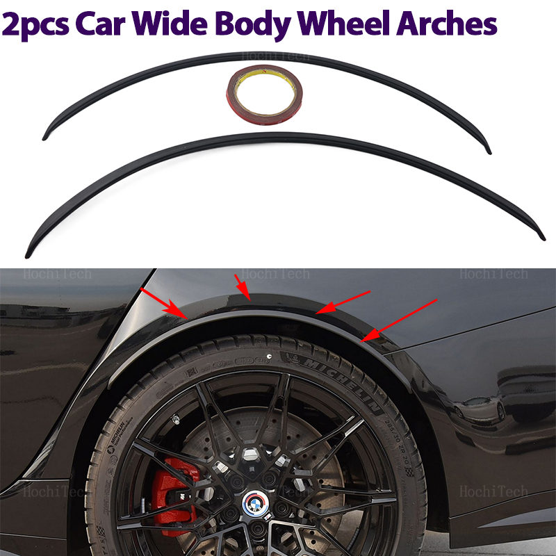2 個フェンダーボディキットホイールアーチプロテクターマッドガードカバー BMW E81 E82 E87 E92 E93 F30 E88 F20 F21 G16 E84 F48 G29 G38