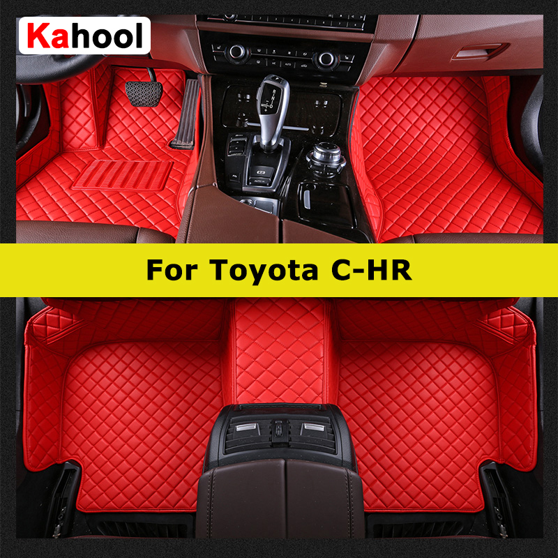 KAHOOL カスタム車のフロアマットトヨタ CHR C-HR 自動車カーペットフットコシュ Accessorie