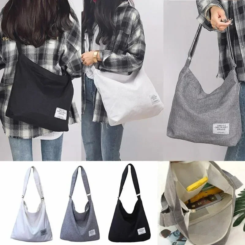 Women Shoulder Bag Tote Purse Handbag Ladies Messenger Crossbody Bags Large Capacity Canvas Bag  повседневная сумка