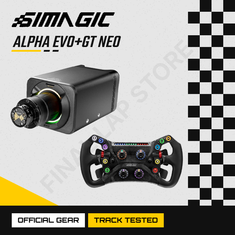 Simagic Alpha EVO ホイール ベースおよび GT NEO 超低慣性ダイレクト ドライブ モーター フォース フィードバック PC レーシング シミュレーター機器