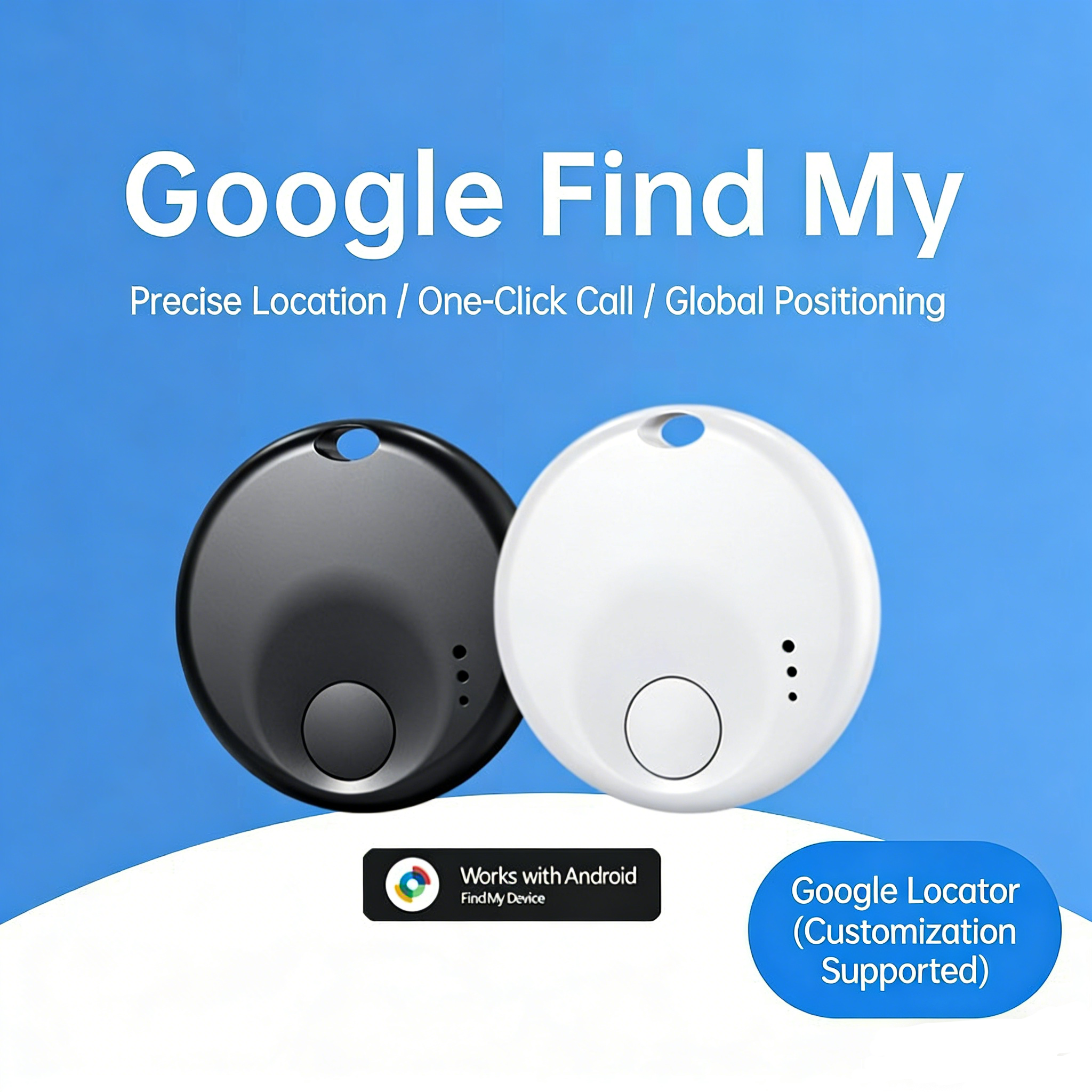 Android 携帯電話用ミニ エアタグ紛失防止ロケーターは、Google Find Hub アプリと連携します。Samsung Pixel OnePlus 用のキー ファインダー スマート タグです。