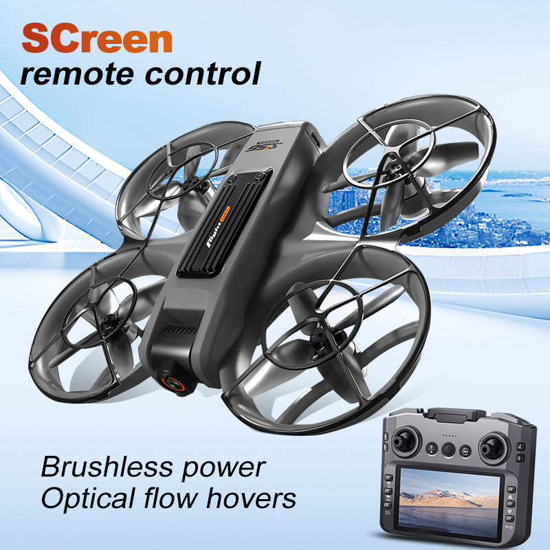 RC ドローン 1 ボタン制御安定したホバー 360° サラウンド保護ブラシレスモーター耐風性高価値スタイリング FPV ドローンおもちゃ