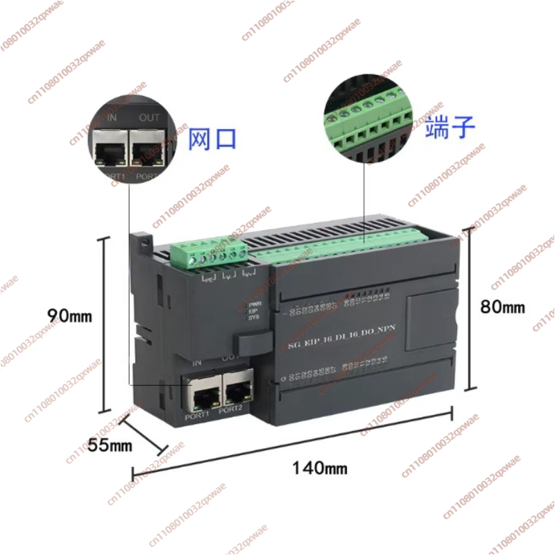 EtherCAT 統合リモート IO モジュール PLC 拡張モジュールコアボード 32 チャンネルデータ取得デジタル量