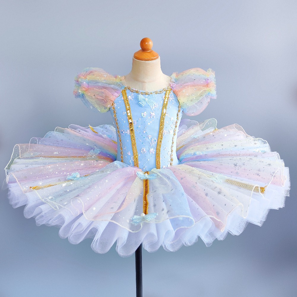 子供服ダンスウェア子供服ステージ衣装パフォーマンスパーティープリンセス夏レオタード女の子バレエドレスチュチュ