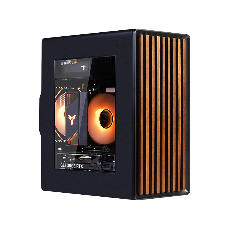 WJCOOLMAN Craftsman Series Small Chassis Home-Type Desktop Computer Supports M-ATX Motherboard - Compact Gaming PC Build