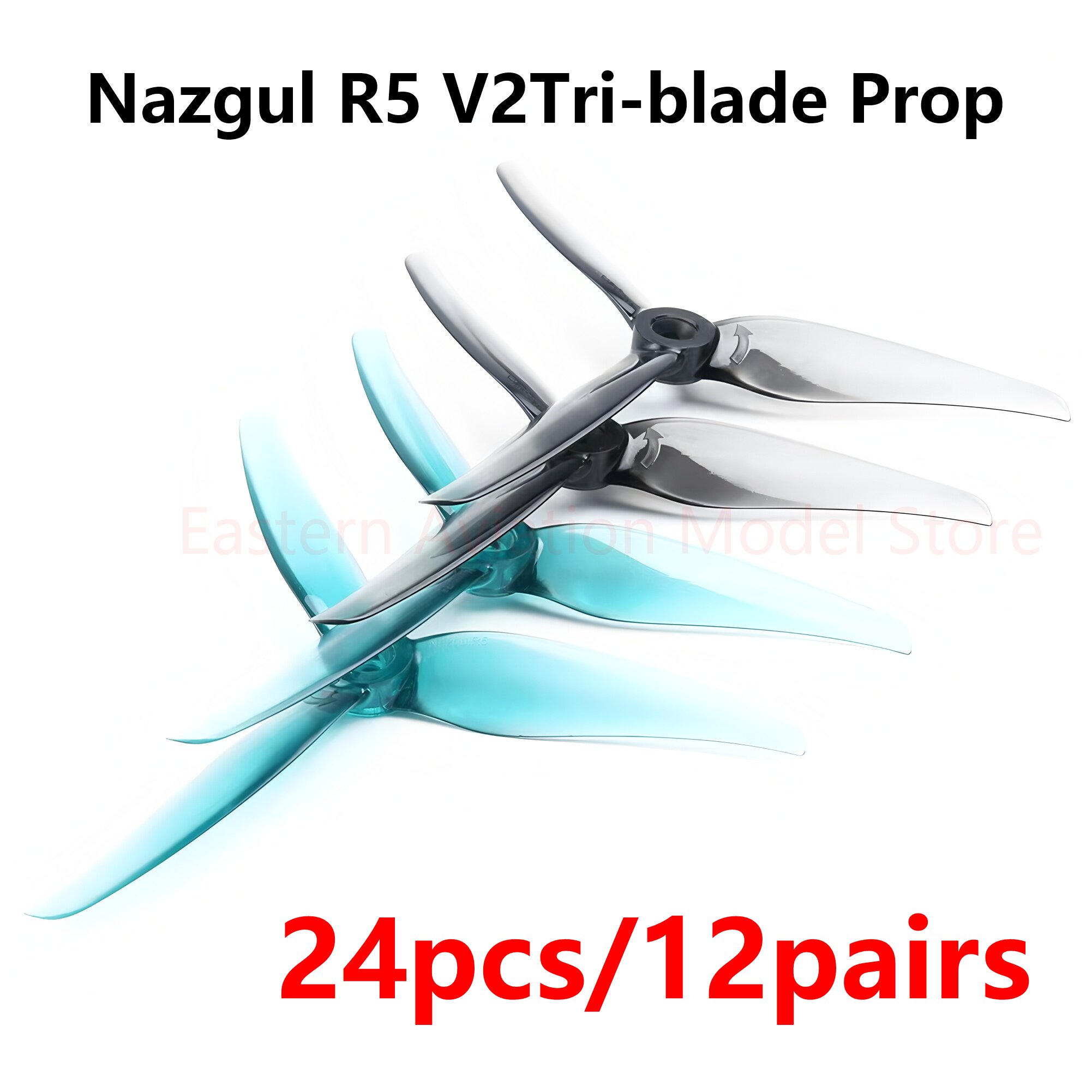 12 個 iFlight Nazgul R5 V2 5.1 インチ 3/3 ブレード トライブレード プロペラセット Mark 4 5 インチ FPV ドローン用 2207/2306 モーターと互換性あり