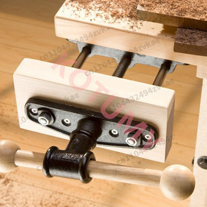 7 インチ木工万力 DIY ライト木工テーブルクランプダブルリンク器具木工ベンチ万力固定万力ツール