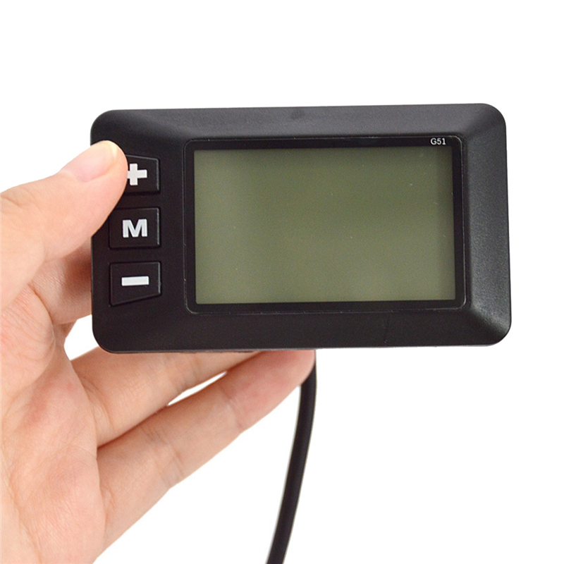 電動自転車電動自転車アクセサリーコントローラー G51 LCD ディスプレイ 5Pin 電動スクーターアクセル防水コネクタ-ABQA