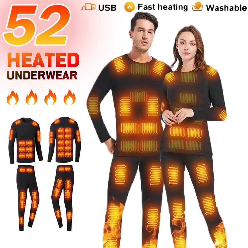 加熱ジャケット USB 電熱サーマル下着男性女性屋外 Skling サーマル加熱下着電気加熱機器