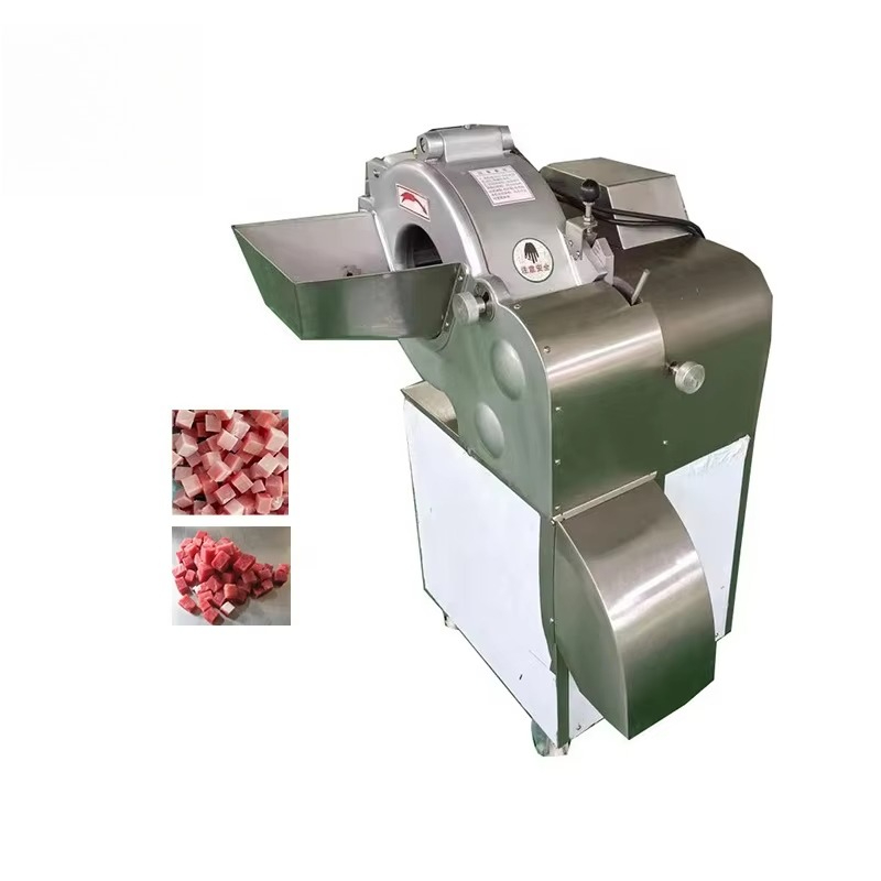 Customized 3D High Speed Automatic Cube Cutting Machine for Frozen Beef & Iberian Ham