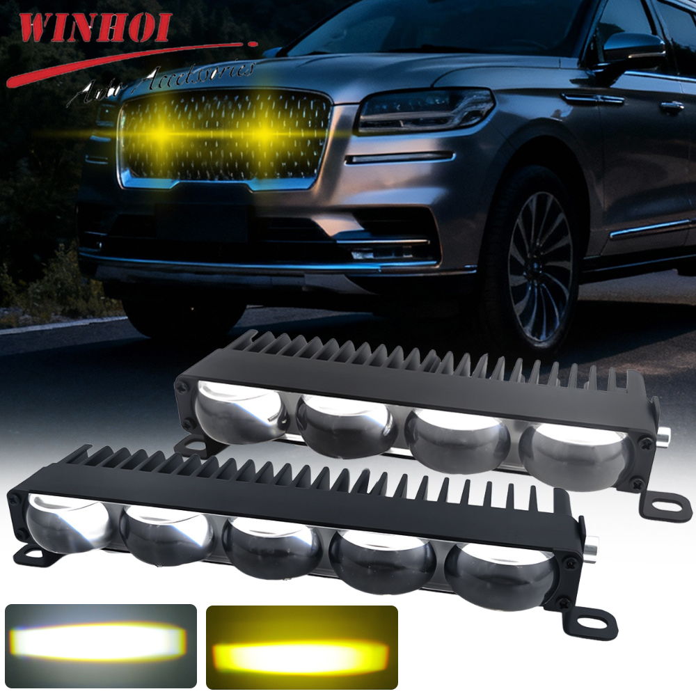 グリル LED ライト車の Led バーユニバーサルドライビングフォグフォグランプ 4 × 4 オフロードスポットライト 12-36V オートバイ用 LED ワークライト