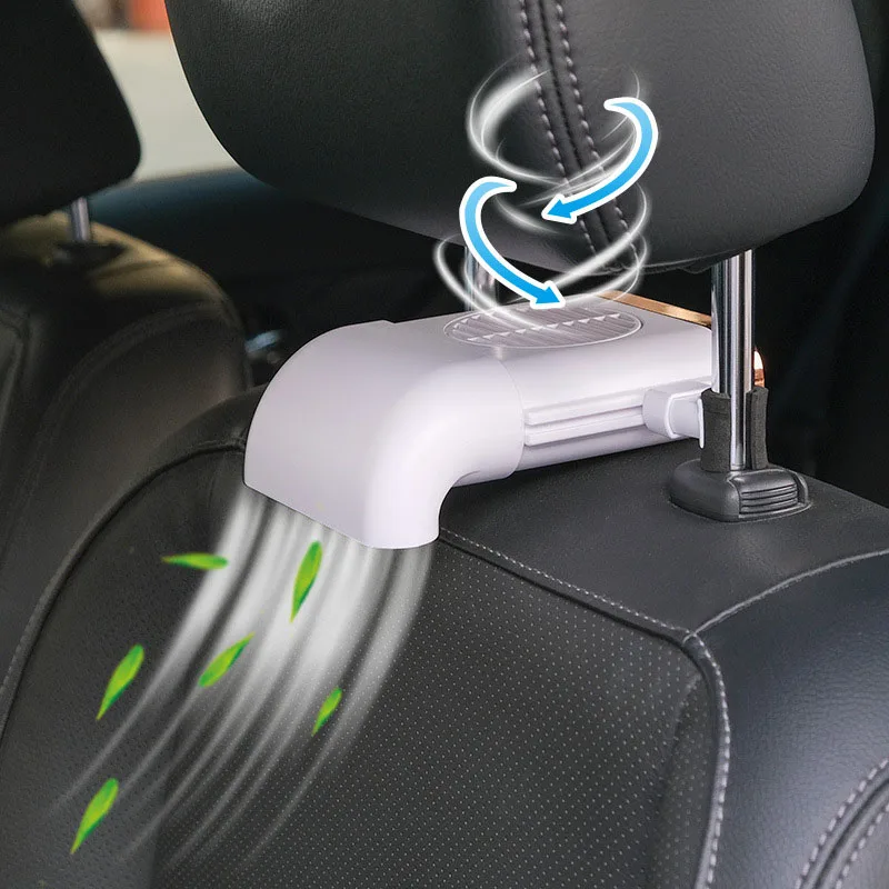 ユニバーサル自動車用新型カーシートバックレストUSBファン、空気循環装置、クーラー、車内換気ファンアクセサリー
