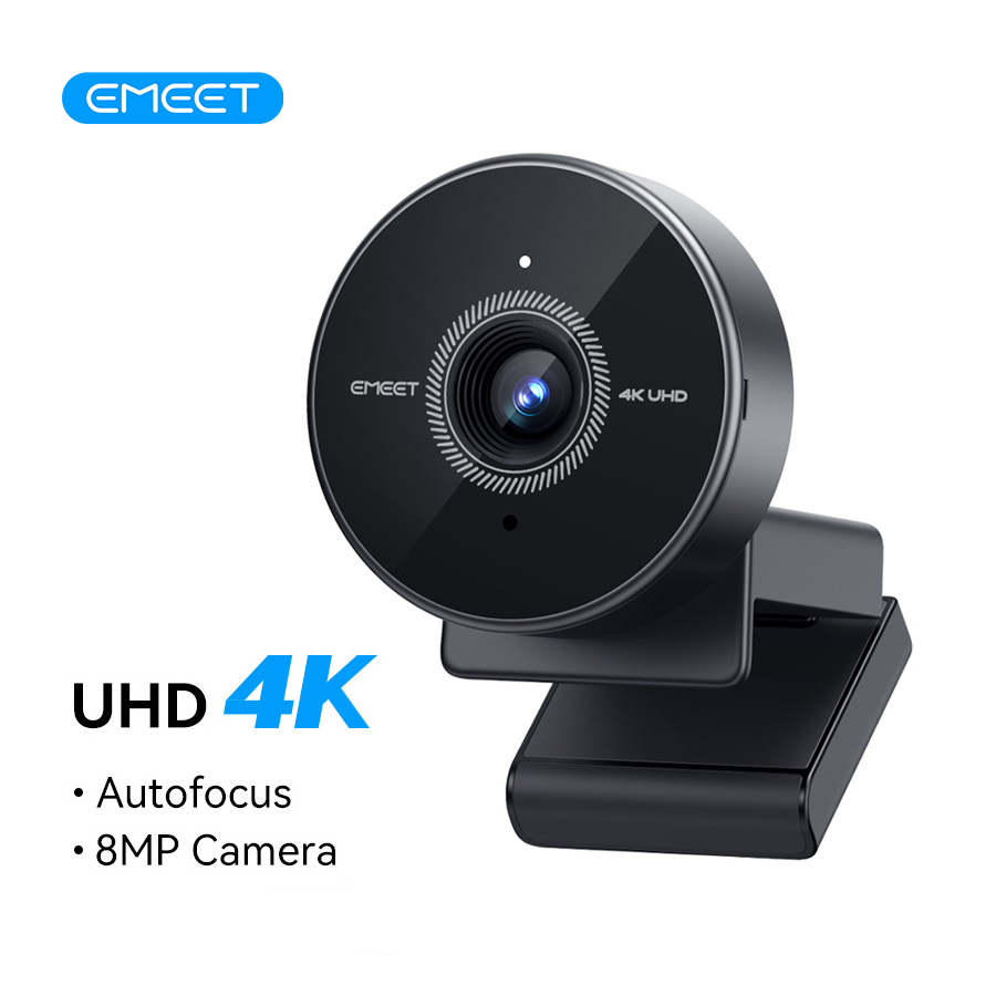ウェブカメラ 4K ウェブカメラ 1080P 60fps マイク付き ミニUSBカメラ コンピューター/デスクトップ/ノートパソコン用 EMEET ウェブカメラ